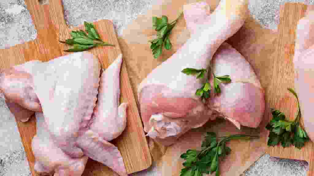 Raw,Chicken,Meat,Fillet,,Thigh,,Wings,And,Legs.,Top,View,