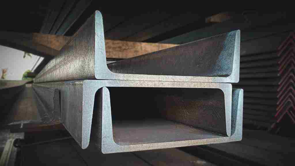 The,Steel,Channels,Are,Tied,Up,In,The,Warehouse,Before